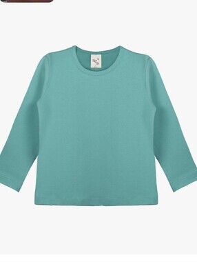 Lilax Girls' SEAFOAM Long Sleeve Cotton T-Shirt *OFFERS WELCOME*